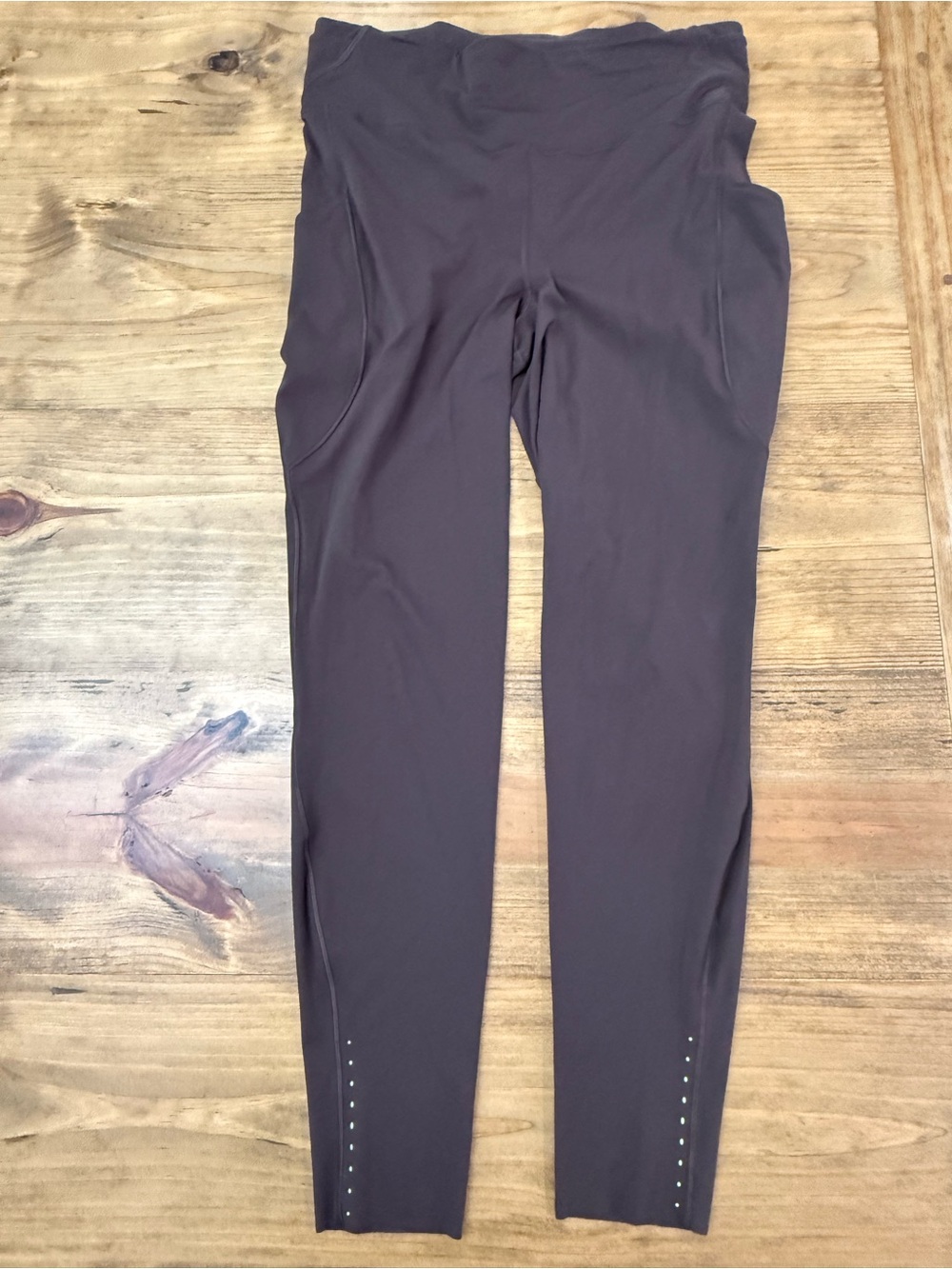 Lululemon Fast and Free HR Leggings Reflective Brown